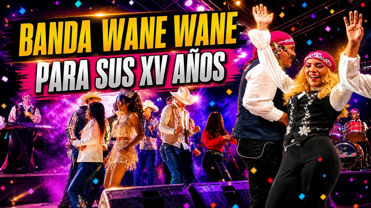 Banda Wane Wane en unos XV AÑOS en La Paz de Ordaz, Jalisco