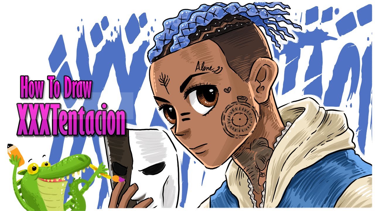 How to draw XXXTentacion Anime Version