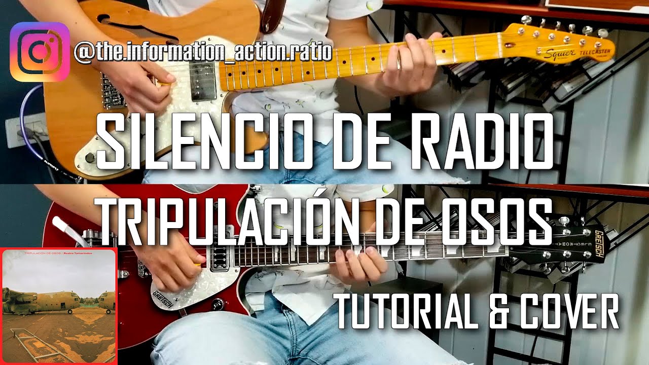 Silencio de Radio - Tripulación de Osos (Tutorial & Cover de Guitarra con Tabs)