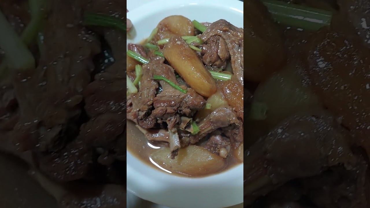 STEW DUCK WITH  RADISH & CELERY