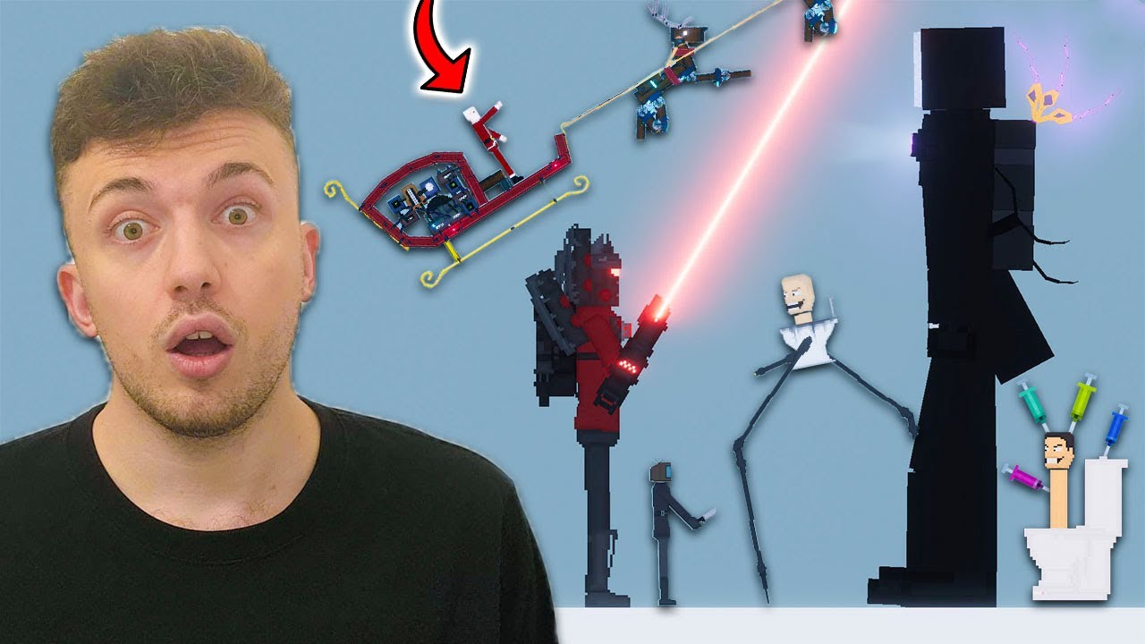 TITANUL TELEVIZOR din SEZONUL 22 SKIBIDI TOALETELE il salveaza pe MOS CRACIUN si face EXPERIEMNTE!