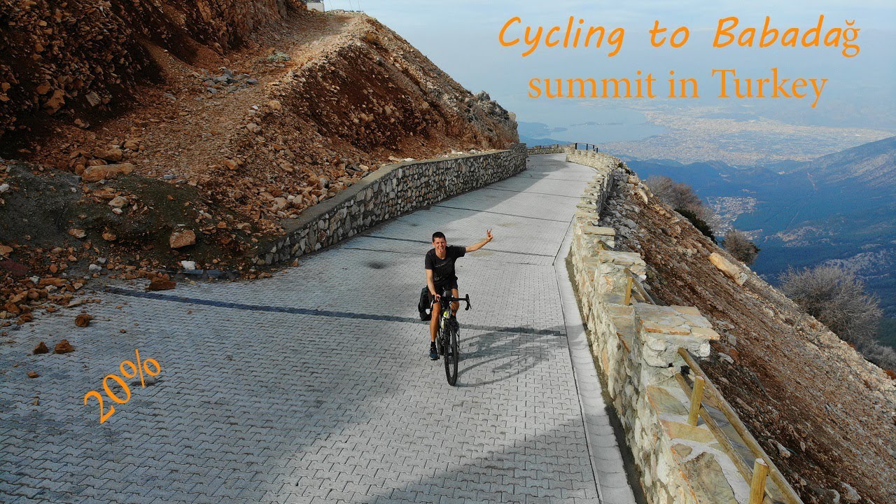 Cycling to Babadag summit in Turkey | Stunning drone footage