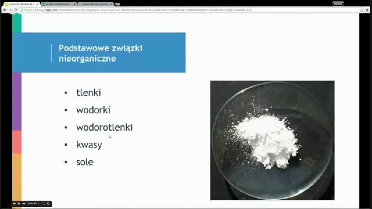 Darmowe Korepetycje z Chemii, spotkanie 6: Systematyka związków nieorganicznych