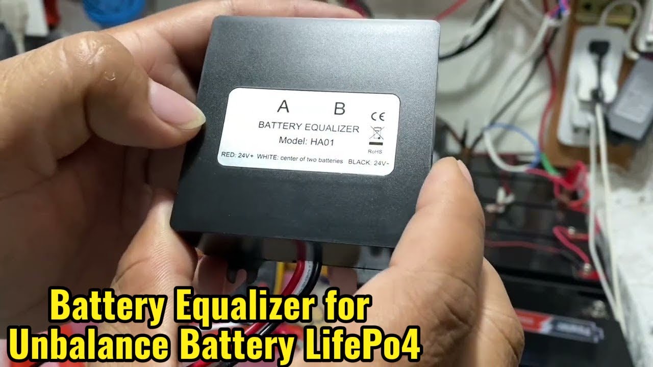 Battery Equalizer for Unbalance Battery LifePo4 Gentai Power #24vsetUp #DIY #Solar #lifepo4 