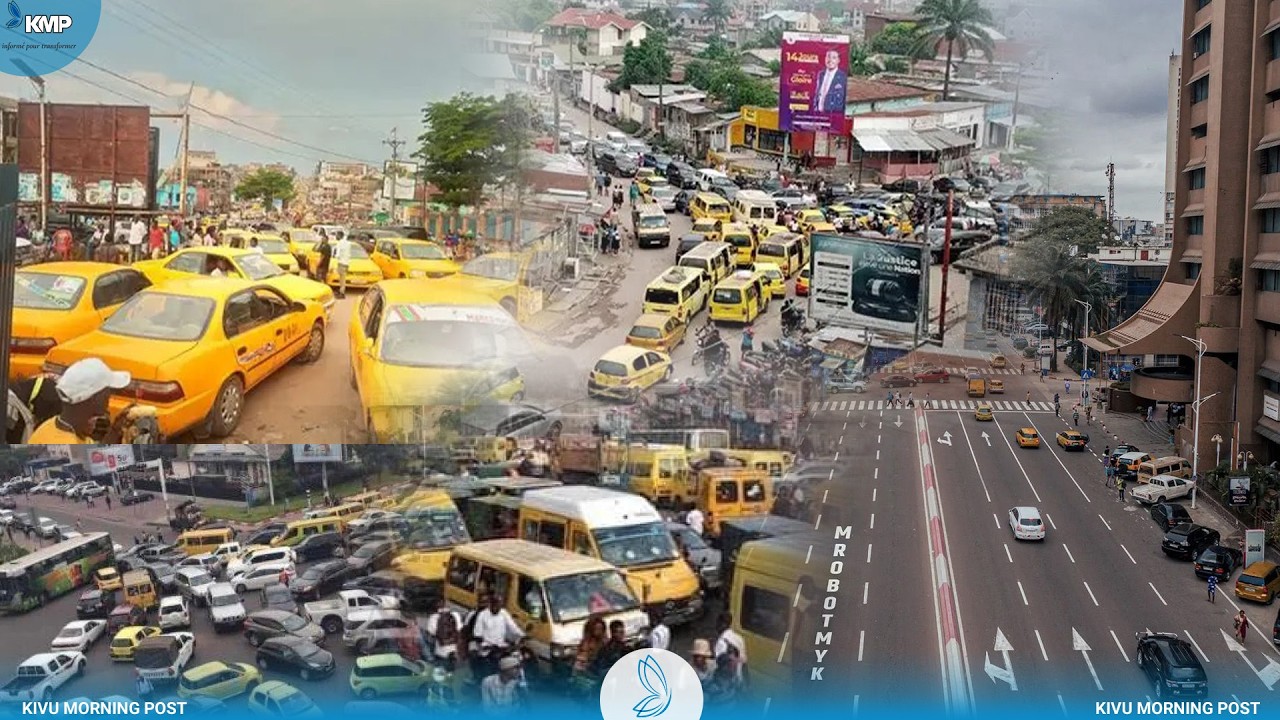 KINSHASA EMBOUTEILLAGES : TRAFIC MONSTRE, TSHANGU–CENTRE-VILLE JUSQU’À 3H