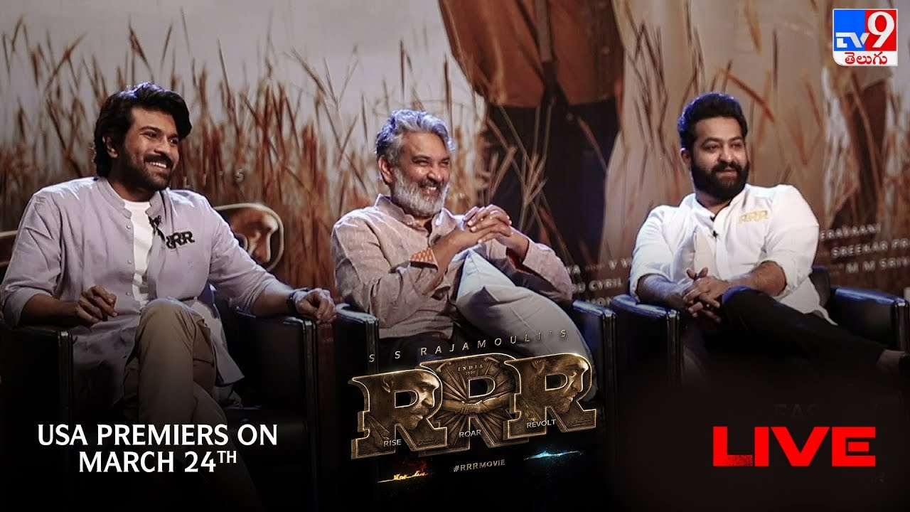 LIVE: RRR Team Special Interview for Overseas Audience | USA Premieres on March 24th - TV9