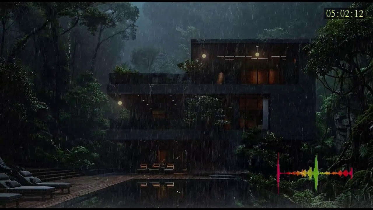 Rainfall and Thunder Sounds to Relax the Mind at Night