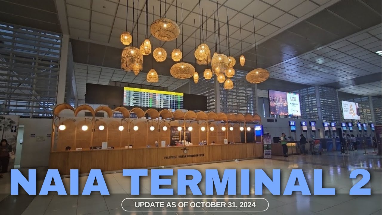 NAIA Terminal 2 Departure Area | Update as of Oct. 31, 2024