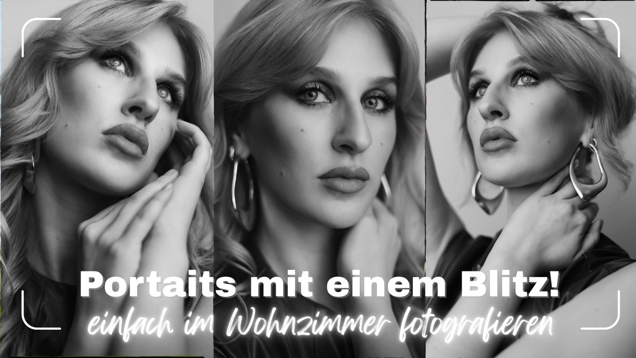 Porträts mit nur einem Licht – kein Studio nötig, große Wirkung garantiert!