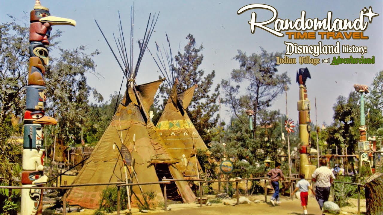Disneyland's Indian Village and Adventureland history! 1950s-1970s TIME TRAVEL