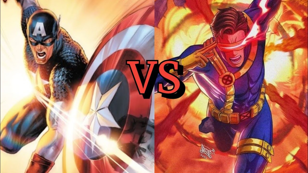 Captain America vs Cyclops! Who wins? Enjoy!