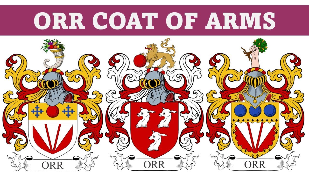 Orr Coat of Arms & Family Crest - Symbols, Bearers, History