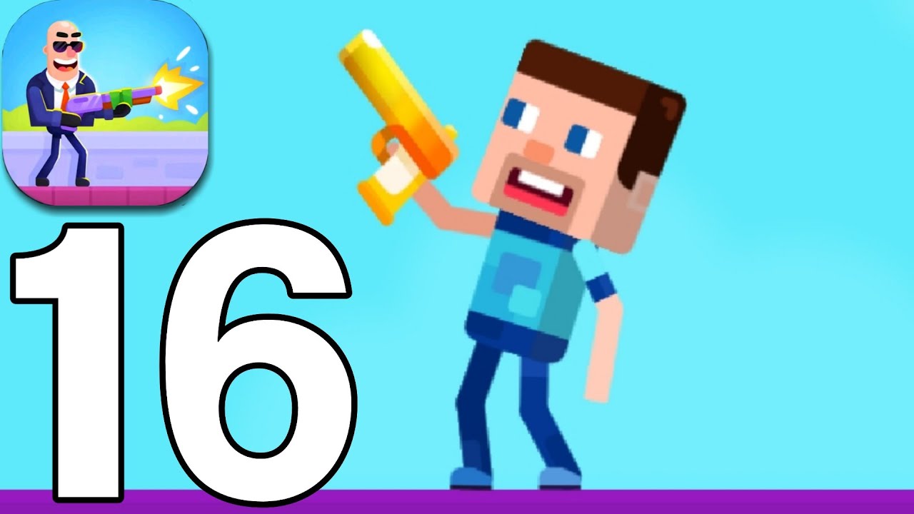 Hitmaster - Ricochet Mode Gameplay Walkthrough Levels 41-50 Part 16 (iOS,android)