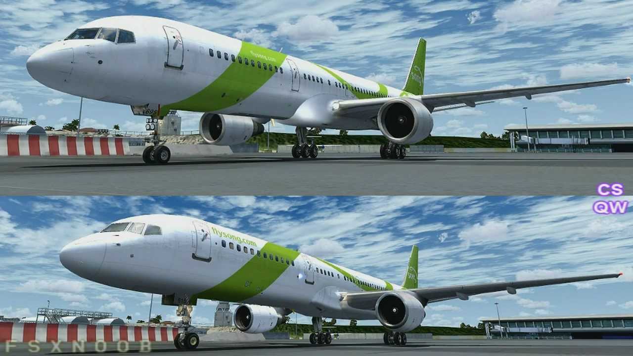 Captain Sim 757 vs Quality Wings 757 FSX HD