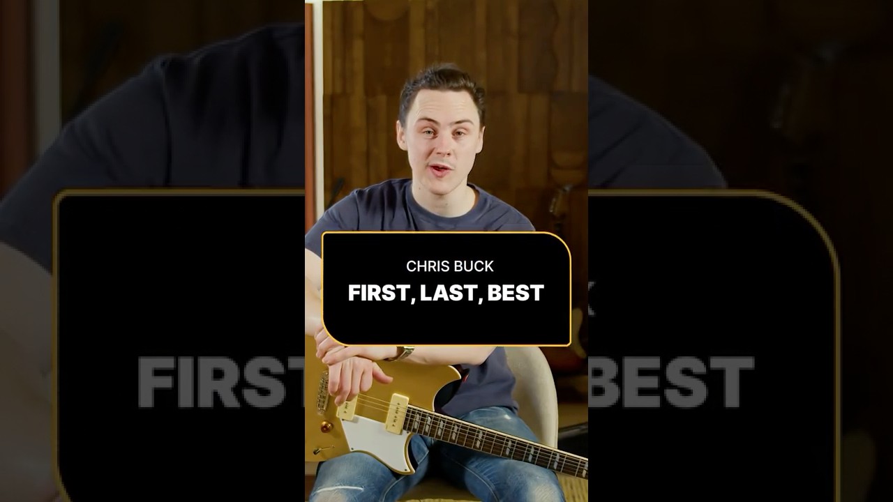 Chris Buck on his all-timer guitars, pedals, and amps | First, Last, Best. #guitarist #musician