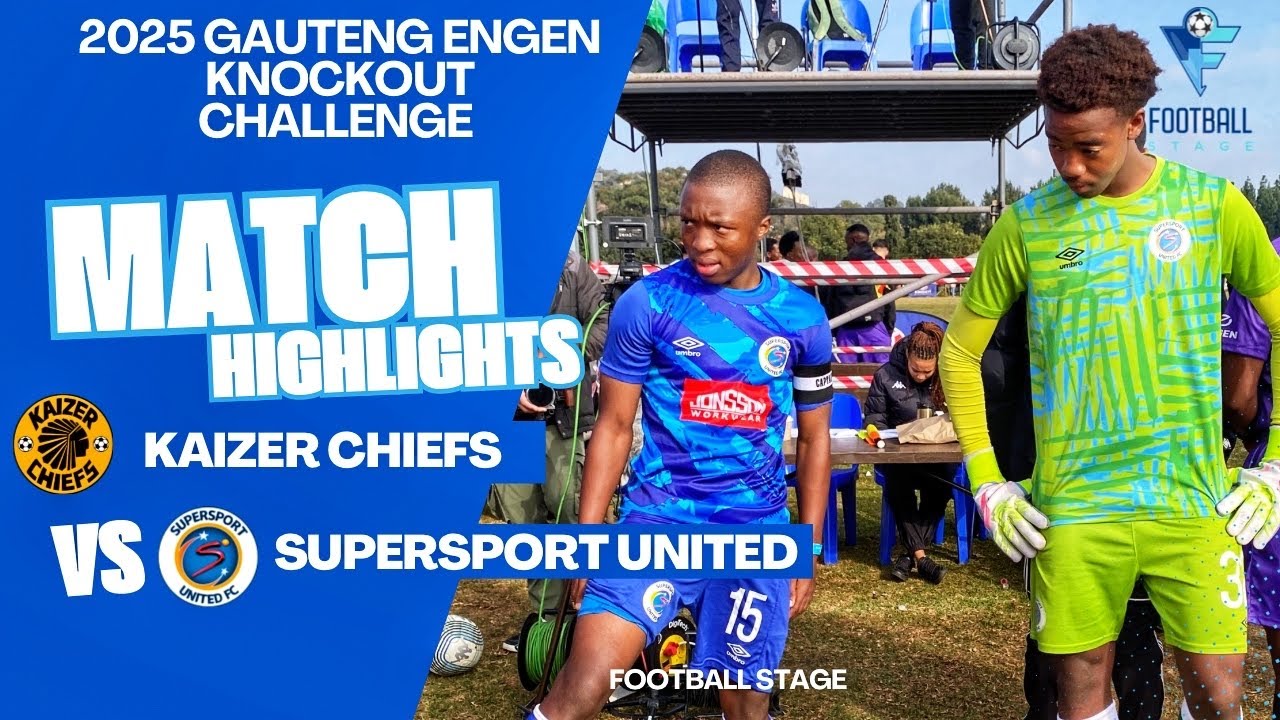 HIGHLIGHTS | Kaizer Chiefs vs Supersport United | 2025 Gauteng Engen Knockout Challenge Semifinal