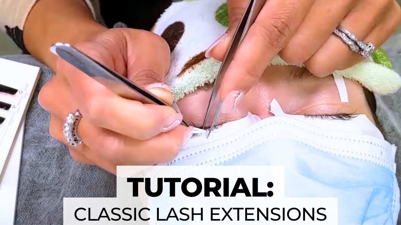 Classic Lash Extension Refill Tutorial | LASH WITH ME