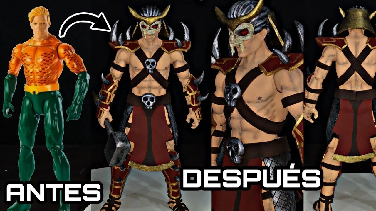 SHAO KHAN FIGURA CUSTOM | MORTAL KOMBAT | STREET PLAY | TITAN HERO SERIES