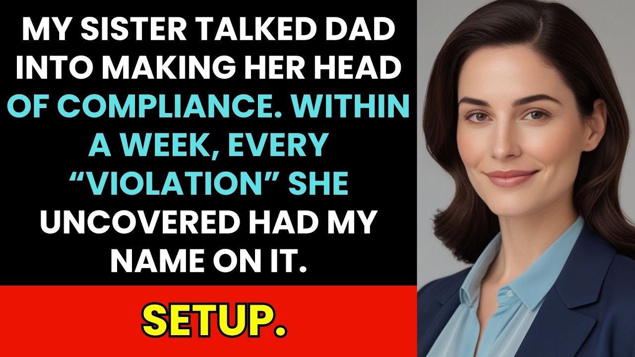 My Sister Convinced Dad To Make Her Head Of Compliance, She Found Violations In Everything I Touched