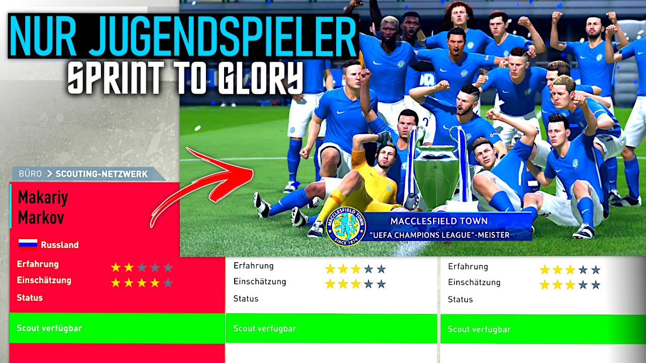 FIFA 20 : NUR MIT JUGENDSPIELERN DIE CL GEWINNEN !!! 👶🏆 Macclesfield Special Sprint To Glory
