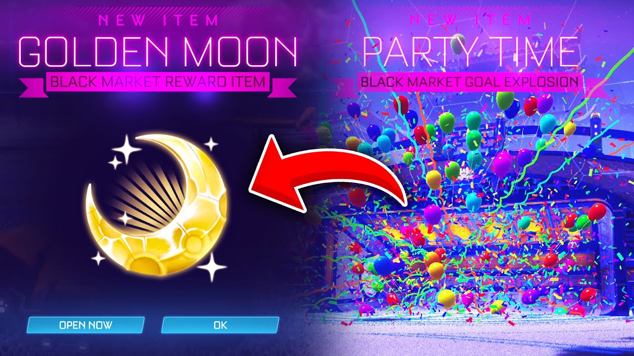 NEW GOLDEN MOON Crate Opening On Rocket League!