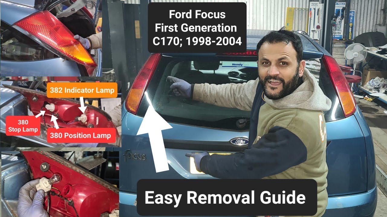 how to change STOP LAMP on Ford Focus mk1 2001 #taillight
