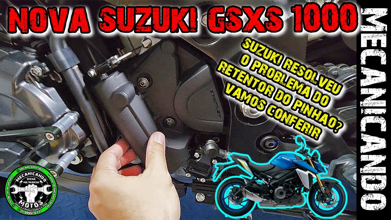 NOVA SUZUKI GSXS 1000 - CONFERIMOS SE O PROBLEMA DO RETENTOR DA EMBREAGEM FOI RESOLVIDO + DICAS