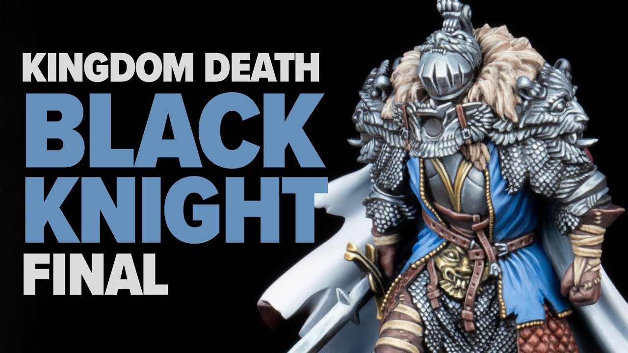 KDM Black Knight: Final, How to Blend Easy with an Airbrush and Contrast Paints