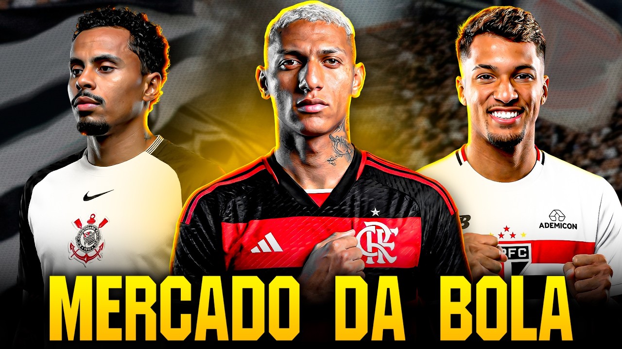 RICHARLISON JOGADOR DO FLAMENGO ? | Marcos Leonardo no SÃO PAULO ? | Allan É DO CORINTHIANS | E mais