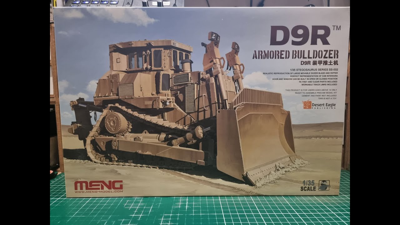 meng 1 35 scale D9R armored bulldozer