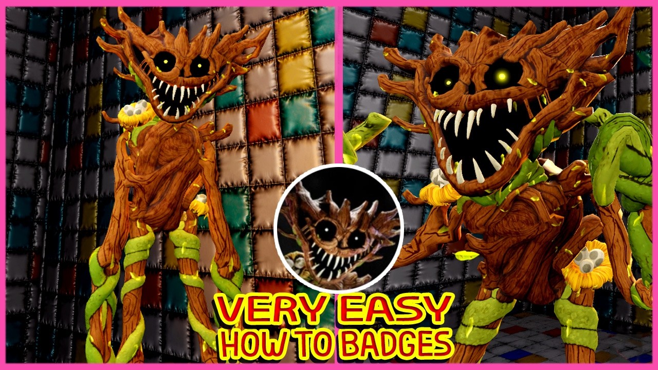 Roblox - UPDATE - How To Get TREE HUGGER Badge And Morph In Poppy Playtime 5 Survival