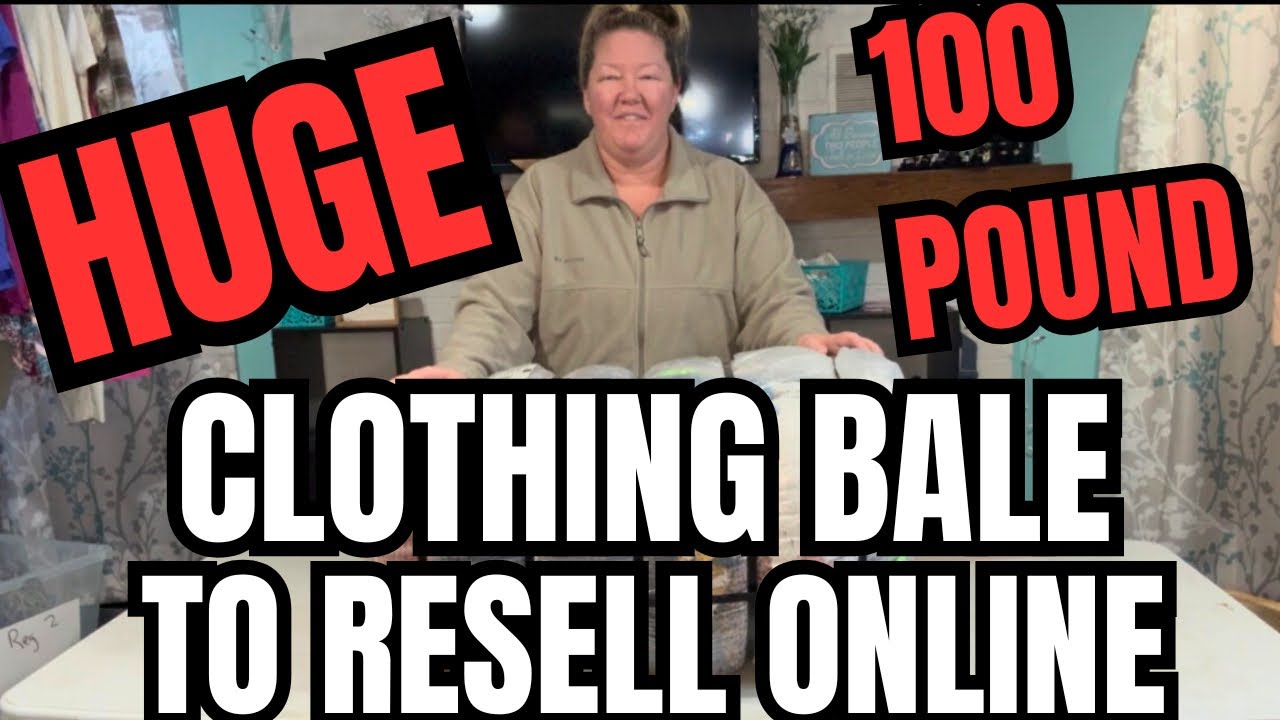 Buying a 100 Pound Wholesale Clothing Bale To Resell Online - Taking Risks in my Business #fomo 