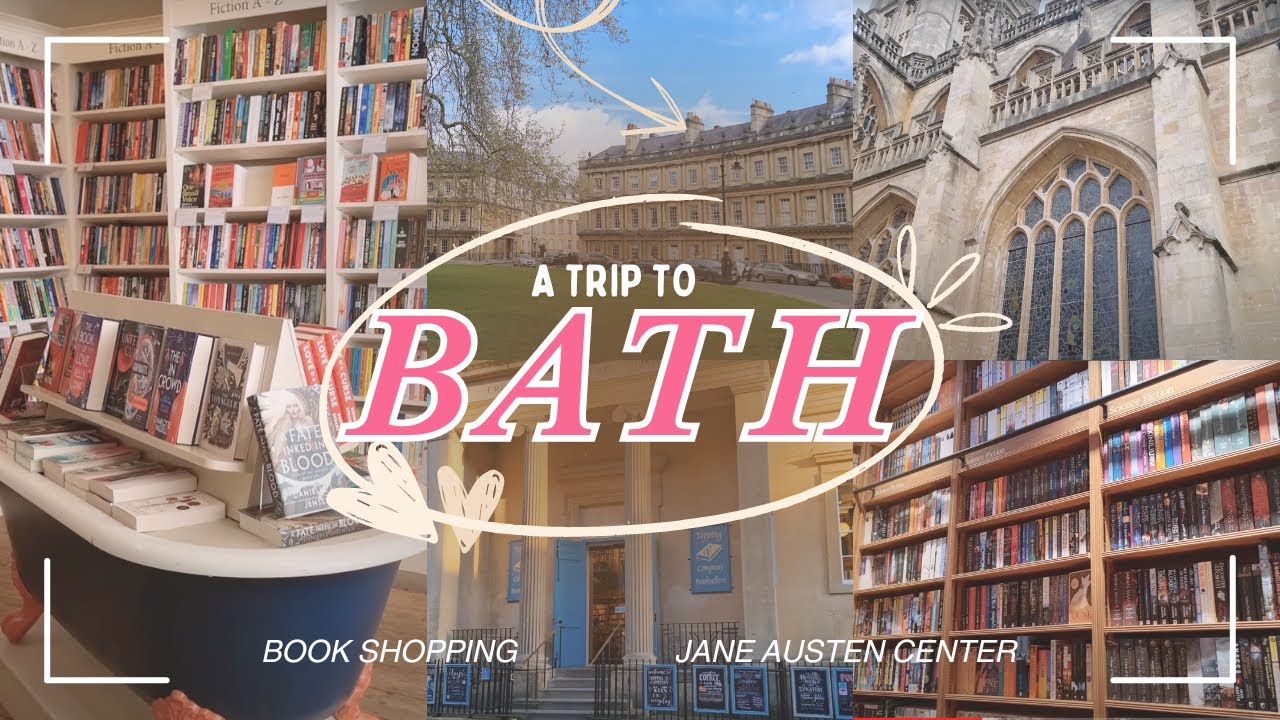 📚 Book shopping in Bath 💫 Jane Austen centre ✍🏽 & more!