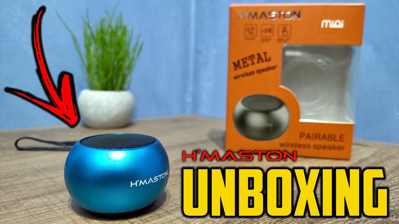 A MENOR CAIXA DE SOM BLUETOOTH DO MUNDO H'MASTON