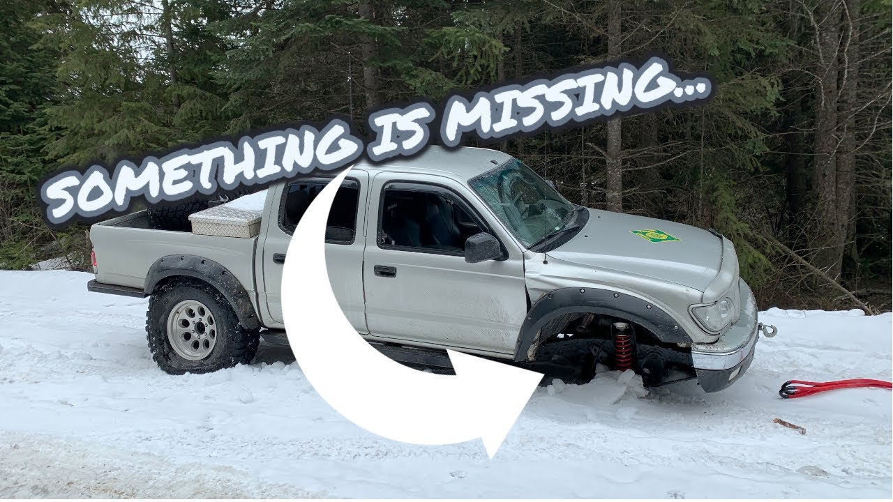 I BROKE THE SNOTACO!!! Supercharged Snow wheeling lower ball joint epic fail!