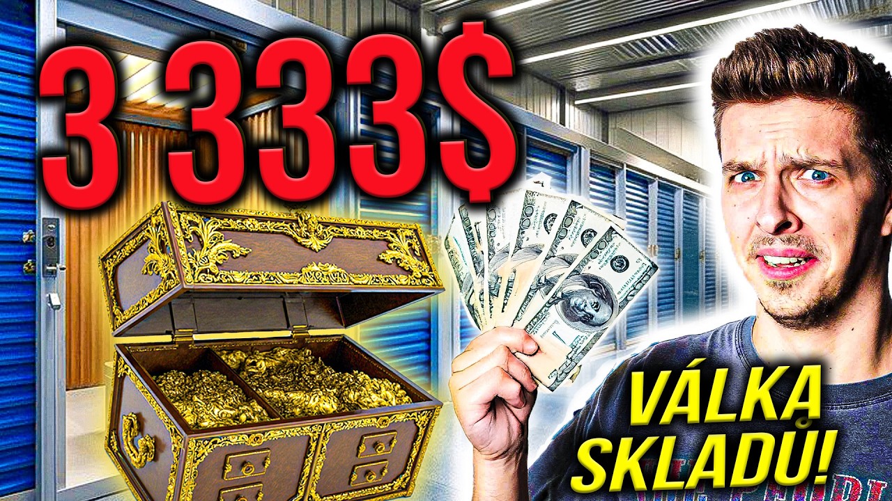 NAŠEL JSEM SARKOFÁG ZA 3 333$?! | VÁLKA SKLADŮ #2