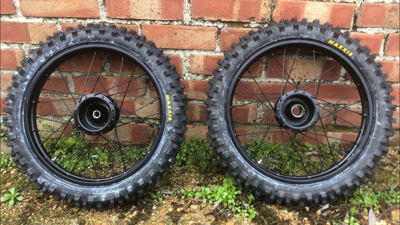 FITTING MAXXIS NOBBLY TYRES TO MY YAMAHA QT50