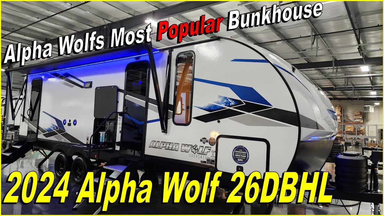Great Family Bunkhouse 2024 Alpha Wolf 26DBH L Travel Trailer by Forestriver RVs at Couchs RV Nation