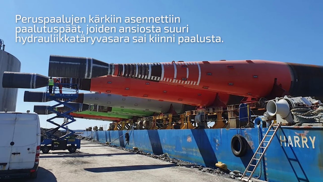 Oulun meriväylä: merimerkkien rakentaminen