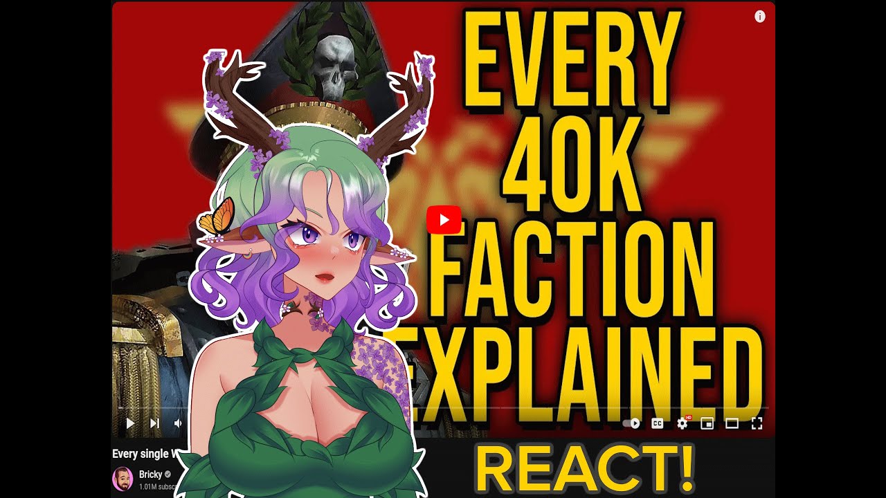 I'd join them.... no them... SPACE WOLVES!? | Bricky Warhammer 40K Factions Part 1 VTuber Reacts