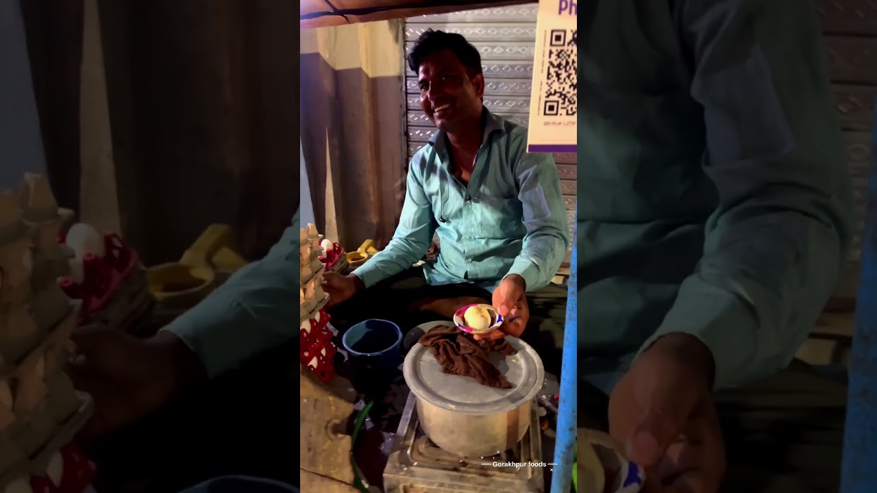 David egg center half boil near jubilee cinema hall road   #gorakhpur #foodshorts #halfboiledegg