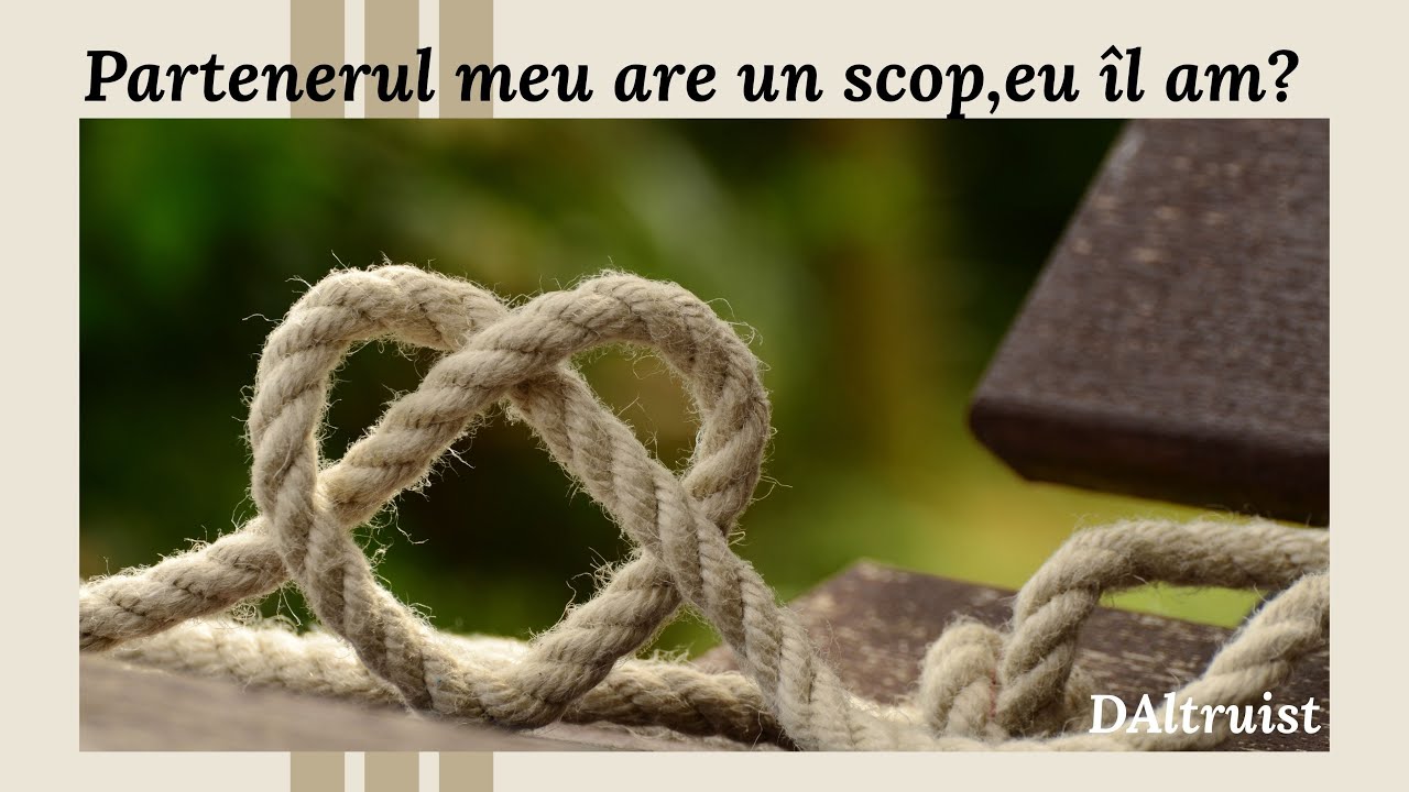 PARTENERUL MEU ARE UN SCOP, EU ÎL AM?  Zoom Grup