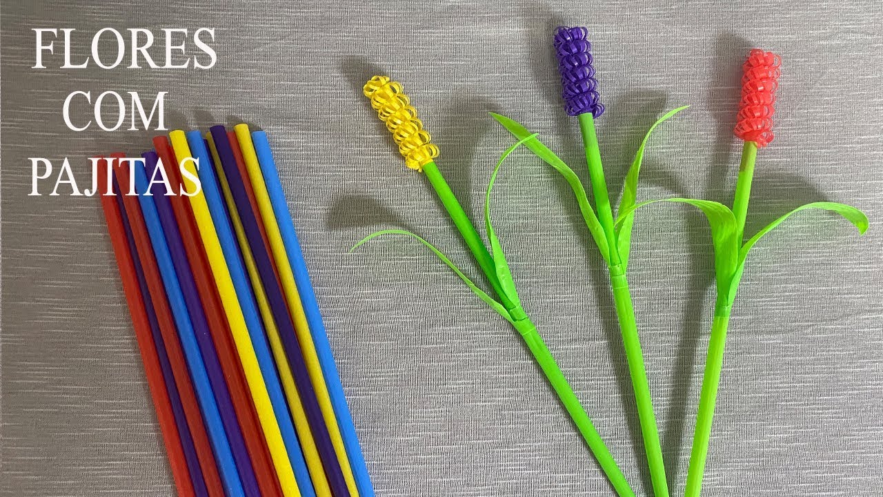 FLORES RECICLADAS FÁCILES ♻️🥢