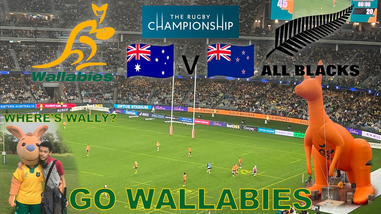 Rugby Championship/Bledisloe Cup 2025: Australia Wallabies 🇦🇺 v New Zealand All Blacks 🇳🇿 in Perth