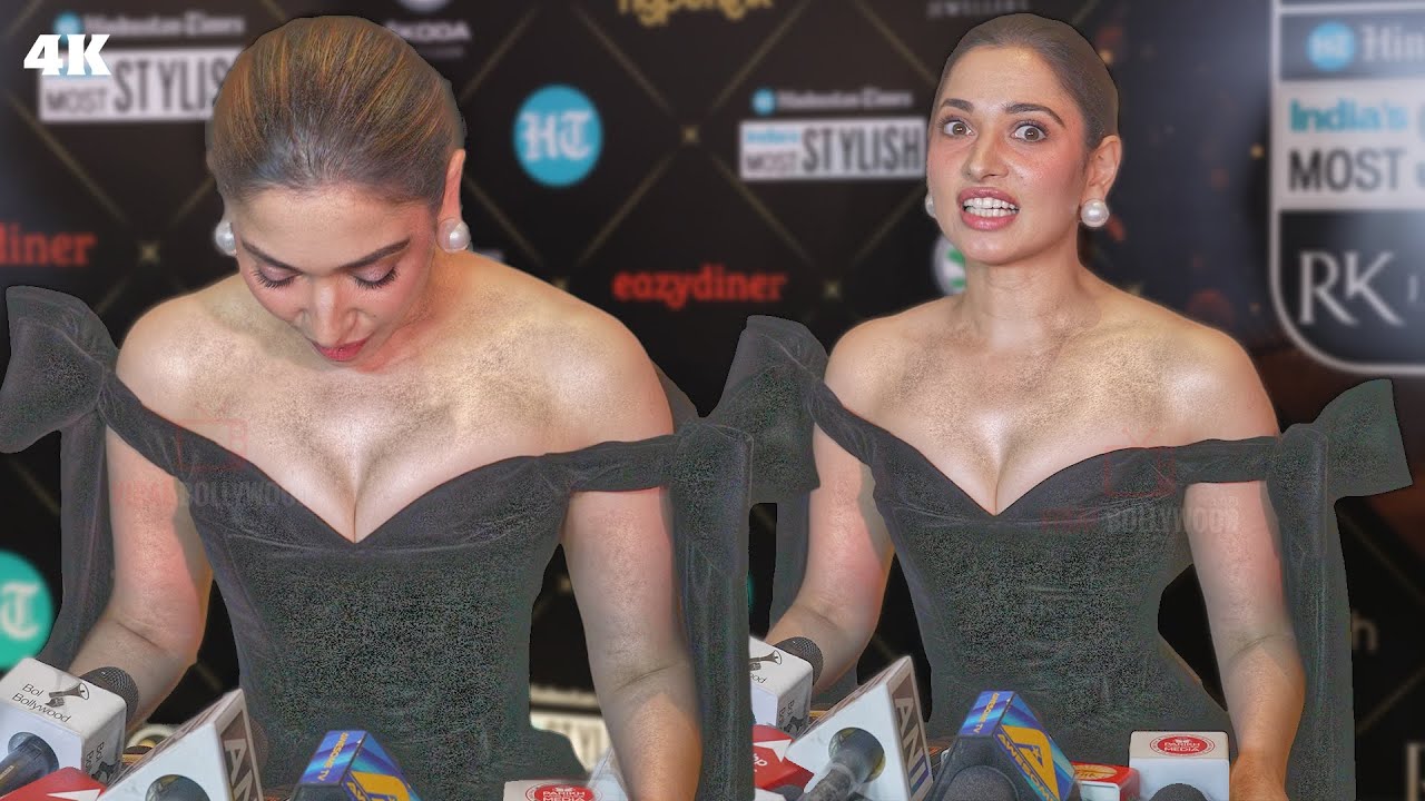 Tamannaah Bhatia The White Beauty in Black at HT India's Most Stylish Awards 2022