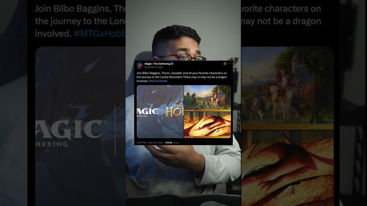 *NEW* Lord of The Rings Set!? - The Hobbit | Magic: The Gathering | #mtg #shorts #wow #spoiler