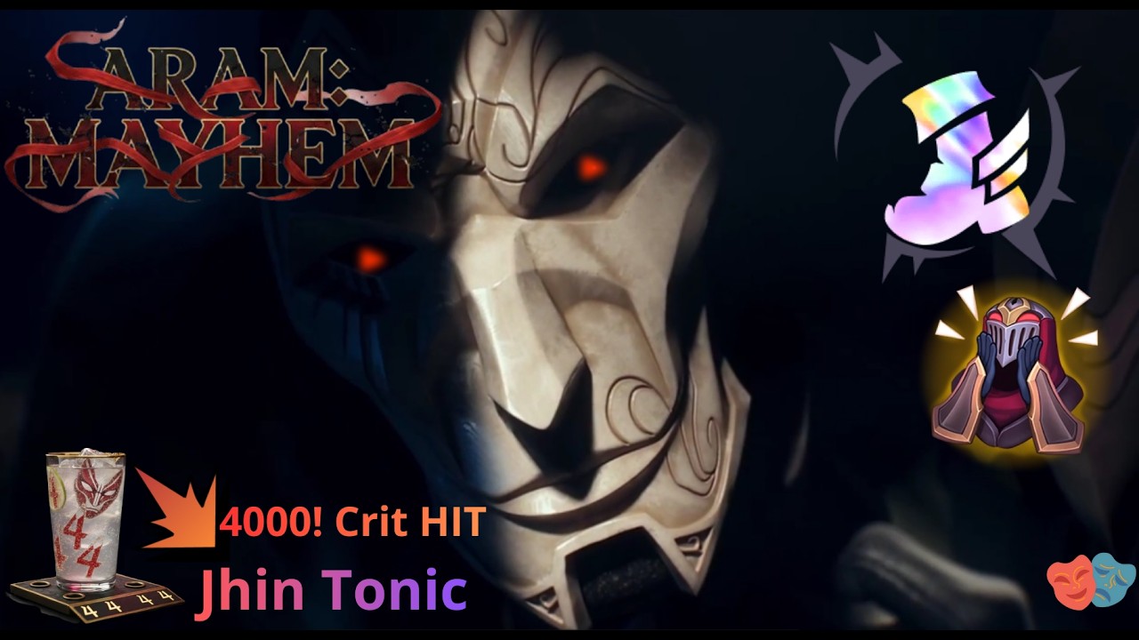 Aram: Mayhem - Jhin Tonic! 4100 Critical HIT! DAMN!!
