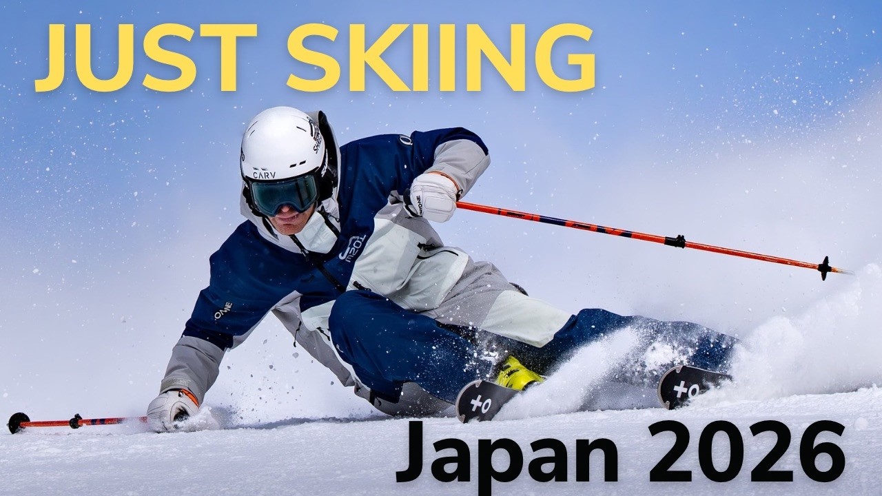 Expert level skiing - All turn types