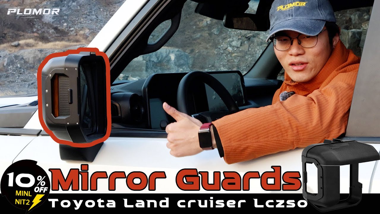 Toyota Land Cruiser LC250 Mirror Guards — Real Install & Showcase from Plomor