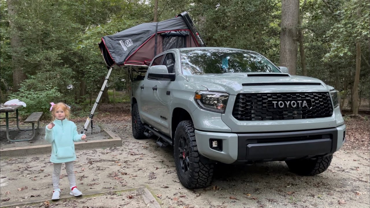 First Camping Trip in the iKamper Skycamp 2.0 Roof Top Tent - 2021 Toyota Tundra TRD Pro